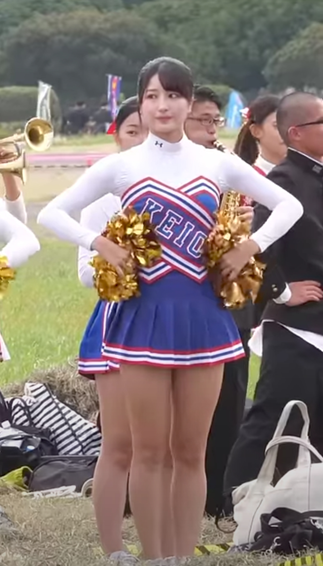 慶應　エロいチアガール 